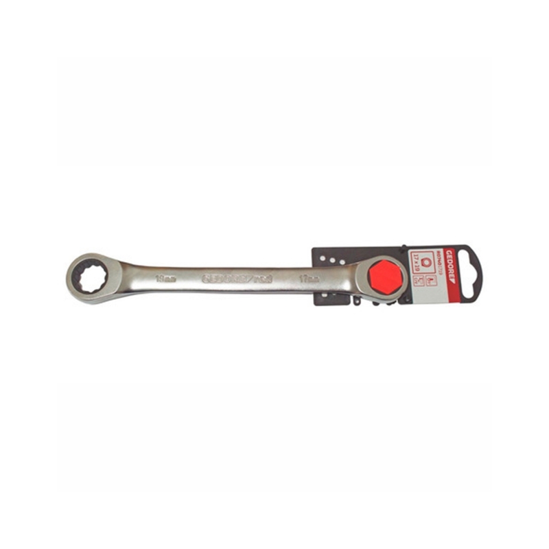 Chave Estrela Plana C/Catraca 17x19mm R07401719 Gedore