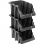 Gaveteiro plástico, modelo prático, nº 7, preto, VONDER