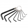 CHAVE ALLEN JG 2 A 10mm ARGOLA TW383A 3573002010     VONDER