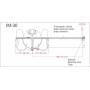 Prolongador Rolete Direito IM-30 163x2500mm - Inmes