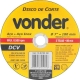 DISCO CORTE 115X1,6X22,23 DCV 1240412160     VONDER