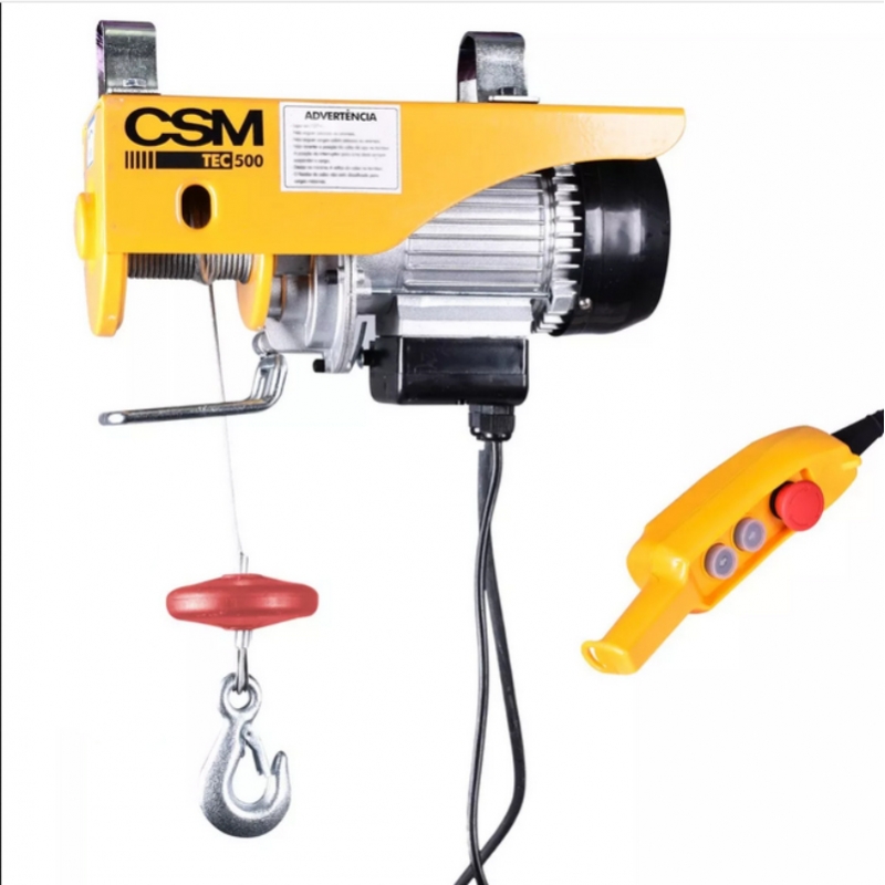GUINCHO DE COLUNA 200KG MONOFASICO S/CAÇAMBA 4.01.21.035     CSM