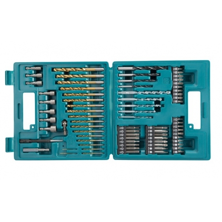 JOGO DE BITS E BROCA COM 75 PEÇAS B-49373 - MAKITA