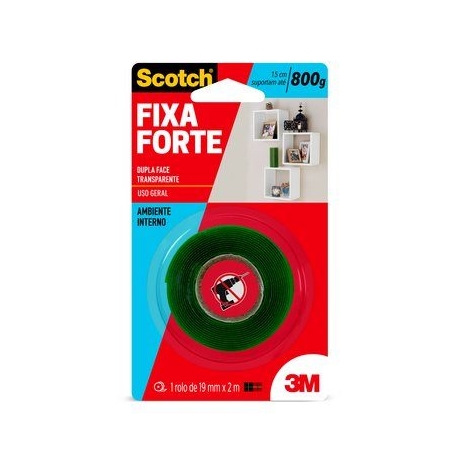FITA DUPLA FACE FIXA FORTE 12 X 2 HB004419873     3M