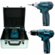 COMBO PARAFUSADEIRA FURADEIRA DE IMPACTO BATERIA 12V LCT204 MAKITA