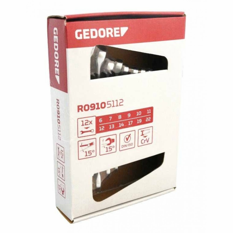 JG CHAVE COMBINADA 6-22mm 12PCS R09105112 3300992     GEDORE