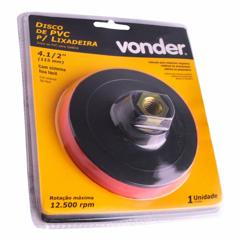 DISCO PVC 4 1/2 P/ LIXADEIRA 1240412412  VONDER