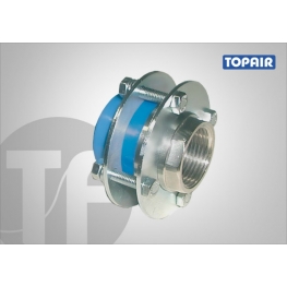 UNIAO MISTA C/ FLANGE 32X1 PPR AZUL P/ AR COMPRIMIDO (A/C) UMF32010A   TOPFUSION