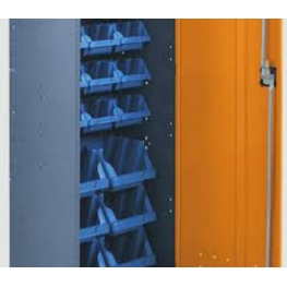 ARMARIO PA ORGANIZACAO GAVETEIRO (97957) COR CORPO -CINZA GRAFITE TEXTUR     PRESTO