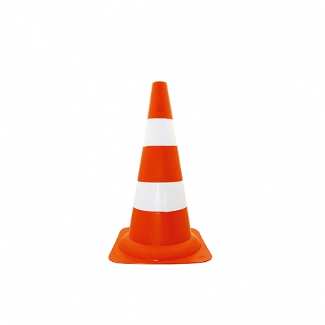 CONE SINALIZAÇÃO 50CM LARANJA/BRANCO 1914 - DELTAPLUS