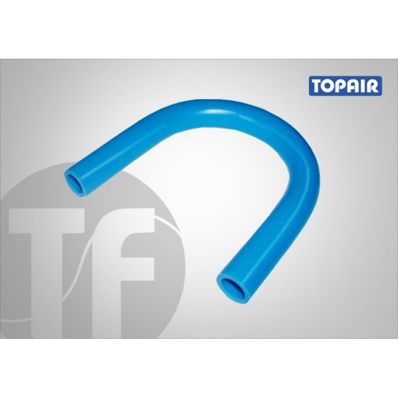 CURVA 180 25 PPR AZUL P/ AR COMPRIMIDO  (AC) CU250A     TOPFUSION