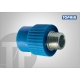 ADAPTADOR PPR AZUL P/ AR COMPRIMIDO 25X1/2 (AC) AD25120A     TOPFUSION