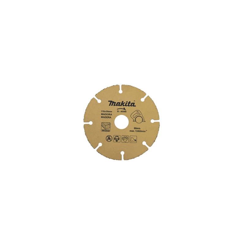 DISCO TUNGSTENIO P/SERRA MARMORE B-40668 - MAKITA