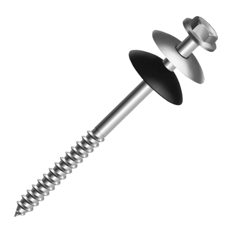 CONJUNTO PARAFUSO P/TELHA SEXTAVADO 5/16x150 ROSCA SOBERBA