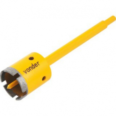 Serra copo 50mm diamantada haste 3617100050 vonder