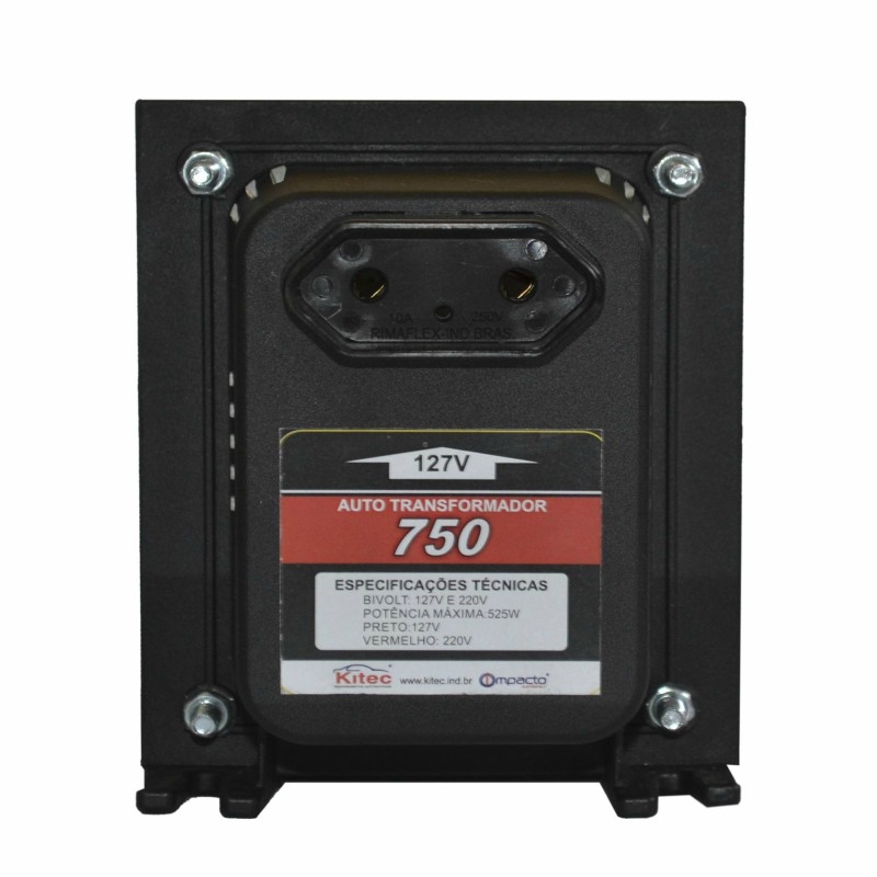 Auto transformador 750va 525w t. tripolar kitec