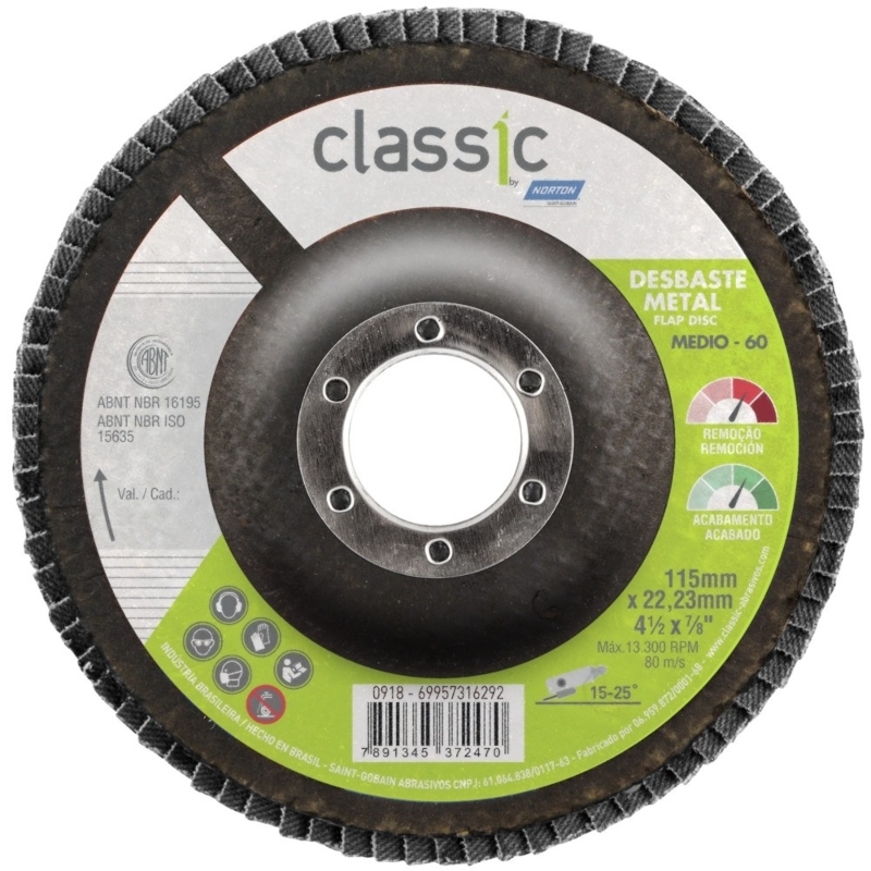 Trennscheibe Klingspor A 60 TZ Spezial 115x22,23 mm 10er