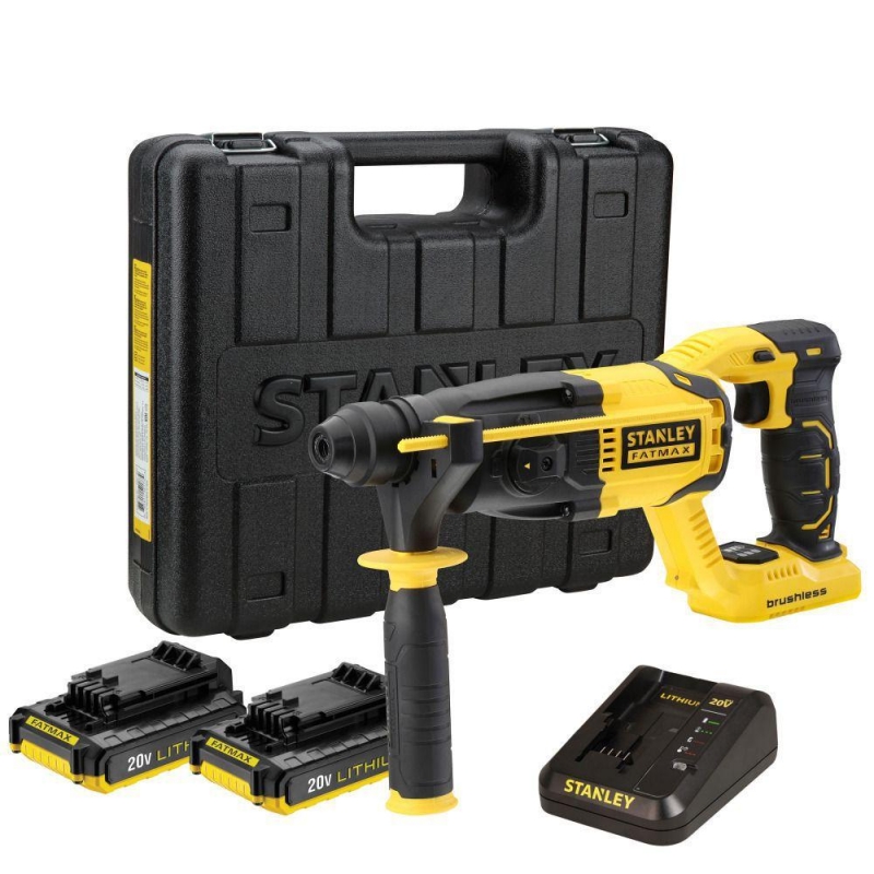 Martelete SDS a Bateria 20V Bruslhess SBR20D2K-BR Stanley