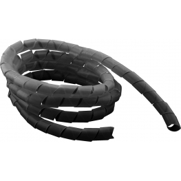 Protetor de cabos espiral, 10 mm, preto, VONDER