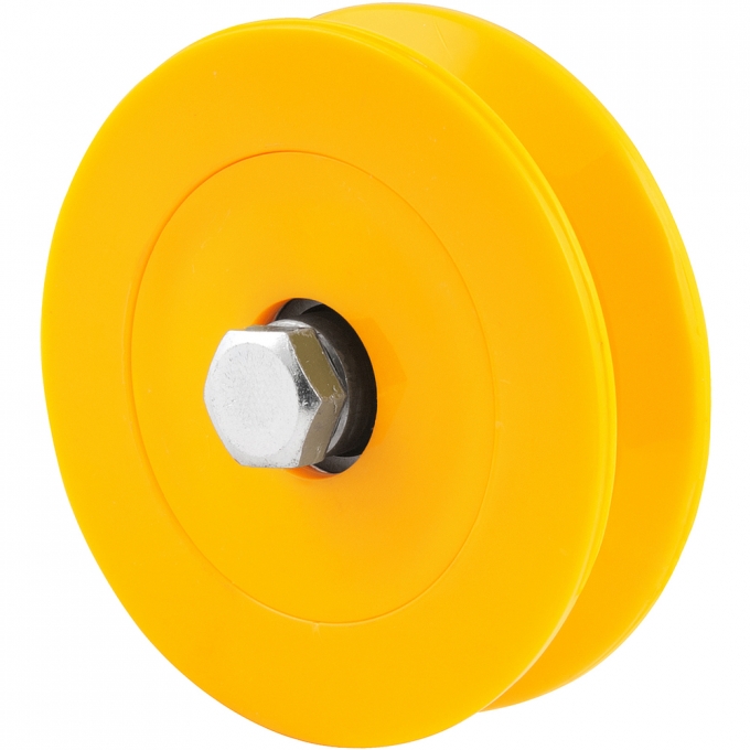 Roldana para portão 2.1/2"", tipo V, em nylon, sem caixa, VONDER