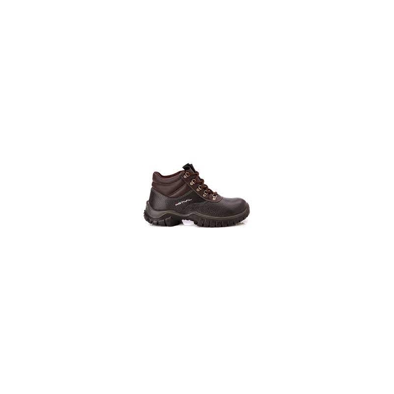 Bota De Segurança- Couro - Café - N37 - Estival - WO10031S1R-38