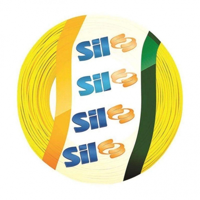 CABO FLEXIVEL 4 AMARELO 750V FLEXSIL ROLO 100MT     SIL
