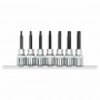 Jogo Chave Soquete 1/2 TX Longo T20-T55 7 peças R62458007 Gedore